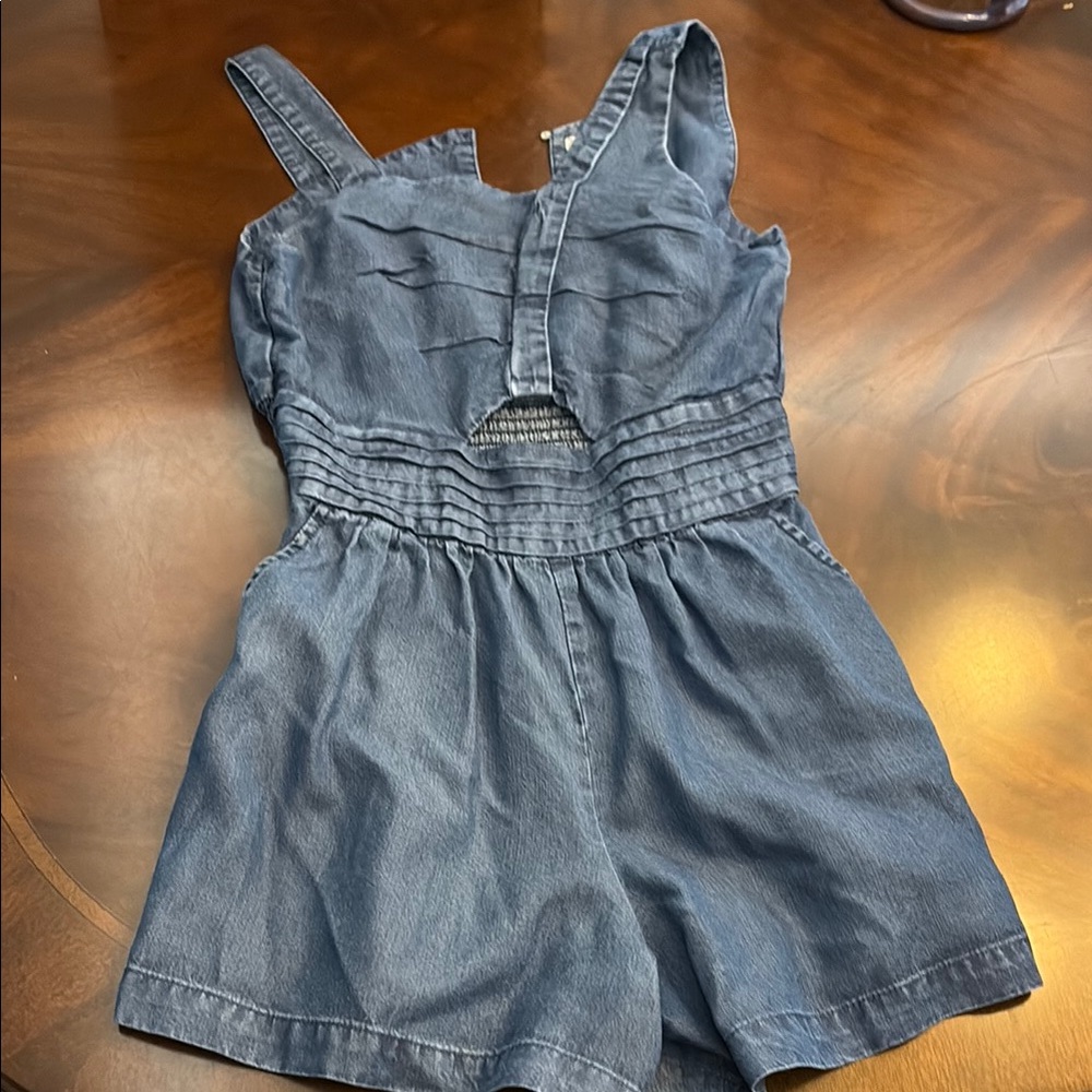 Habitual Blue Jumpsuit Classic Style